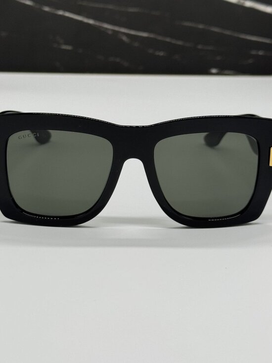 NEW GUCCI GG1688S 001 SUNGLASSES BLACK WOMEN EYEWEAR - Picture 4 of 10